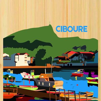 Carte postale en bamboo - CM0006 - Régions de France > Aquitaine, Régions de France > Aquitaine > Pyrénées Atlantiques, Régions de France