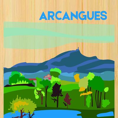 Cartolina bambù - CM0009 - Regioni della Francia > Aquitania, Regioni della Francia > Aquitania > Pirenei Atlantici, Regioni della Francia