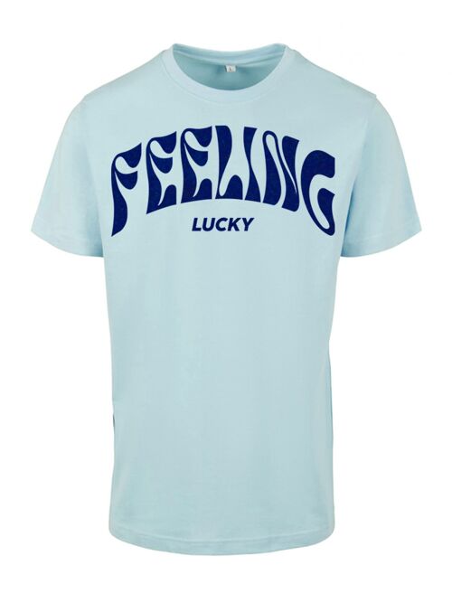 T-shirt Feeling Lucky Velvet Dark Blue