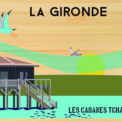 Carte postale en bamboo - CM0174 - Régions de France > Aquitaine, Régions de France > Aquitaine > Gironde, Régions de France