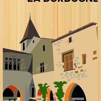 Carte postale en bamboo - CM0180 - Régions de France > Aquitaine, Régions de France > Aquitaine > Dordogne, Régions de France