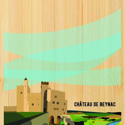 Carte postale en bamboo - CM0181 - Régions de France > Aquitaine, Régions de France > Aquitaine > Dordogne, Régions de France