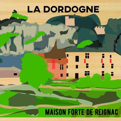 Carte postale en bamboo - CM0190 - Régions de France > Aquitaine, Régions de France > Aquitaine > Dordogne, Régions de France