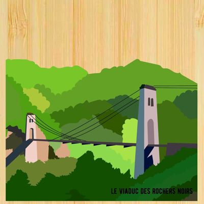Carte postale en bamboo - CM0199 - Régions de France > Limousin > Corrèze, Régions de France > Limousin, Régions de France