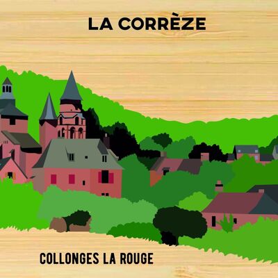Bambuspostkarte - CM0205 - Regionen Frankreichs > Limousin > Corrèze, Regionen Frankreichs > Limousin, Regionen Frankreichs