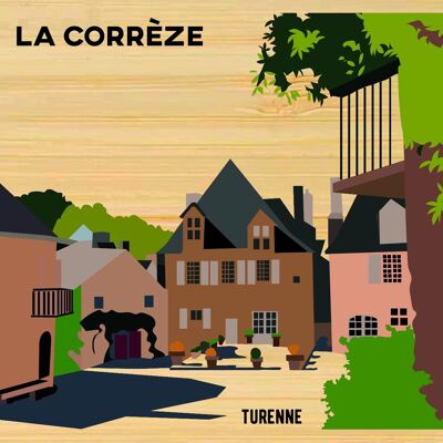 Bambuspostkarte - CM0206 - Regionen Frankreichs > Limousin > Corrèze, Regionen Frankreichs > Limousin, Regionen Frankreichs
