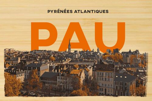 Carte postale en bamboo - TK0214 - Régions de France > Aquitaine, Régions de France > Aquitaine > Pyrénées Atlantiques, Régions de France