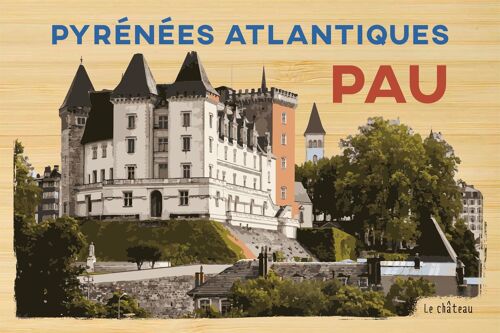 Carte postale en bamboo - TK0213 - Régions de France > Aquitaine, Régions de France > Aquitaine > Pyrénées Atlantiques, Régions de France