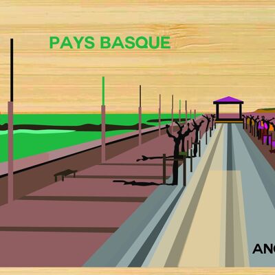 Bambuspostkarte - CM0279 - Regionen Frankreichs > Aquitanien, Regionen Frankreichs > Aquitanien > Pyrénées Atlantiques, Regionen Frankreichs