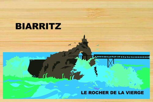 Carte postale en bamboo - CM0283 - Régions de France > Aquitaine, Régions de France > Aquitaine > Pyrénées Atlantiques, Régions de France