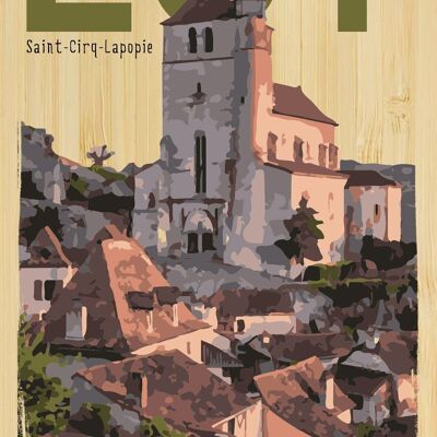 Bambuspostkarte - TK0297 - Regionen Frankreichs > Midi-Pyrénées > Lot, Regionen Frankreichs > Midi-Pyrénées, Regionen Frankreichs