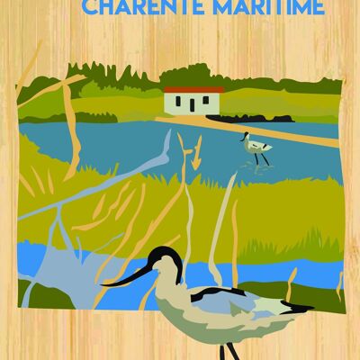 Bambuspostkarte - CM0316 - Regionen Frankreichs > Poitou-Charentes > Charente Maritime, Regionen Frankreichs > Poitou-Charentes, Regionen Frankreichs