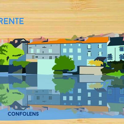 Bambuspostkarte - CM0335 - Regionen Frankreichs > Poitou-Charentes > Charente, Regionen Frankreichs > Poitou-Charentes, Regionen Frankreichs