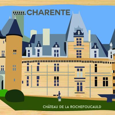 Carte postale en bamboo - CM0337 - Régions de France > Poitou-Charentes > Charente, Régions de France > Poitou-Charentes, Régions de France