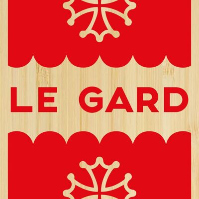 Carte postale en bamboo - TK0349 - Régions de France > Languedoc-Roussillon > Gard, Régions de France > Languedoc-Roussillon, Régions de France