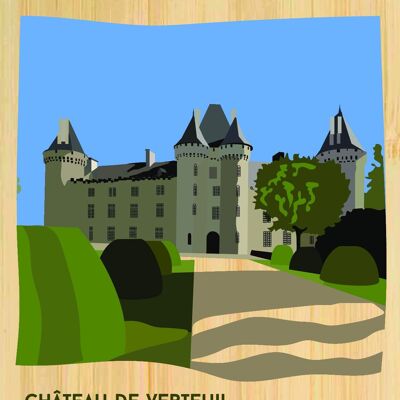 Carte postale en bamboo - CM0341 - Régions de France > Poitou-Charentes > Charente, Régions de France > Poitou-Charentes, Régions de France