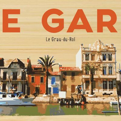 Carte postale en bamboo - TK0346 - Régions de France > Languedoc-Roussillon > Gard, Régions de France > Languedoc-Roussillon, Régions de France