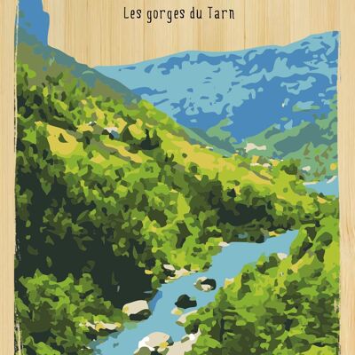 Bambuspostkarte - TK0360 - Regionen Frankreichs > Midi-Pyrénées, Regionen Frankreichs, Regionen Frankreichs > Midi-Pyrénées > Tarn