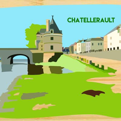 Cartolina bambù - CM0472 - Regioni della Francia > Poitou-Charentes, Regioni della Francia, Regioni della Francia > Poitou-Charentes > Vienne