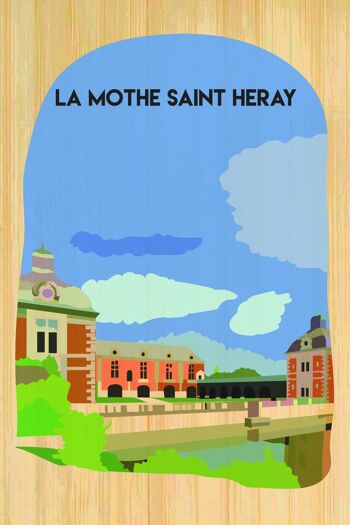 Carte postale en bamboo - CM0484 - Régions de France > Poitou-Charentes > Deux Sèvres, Régions de France > Poitou-Charentes, Régions de France