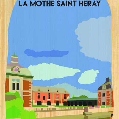 Carte postale en bamboo - CM0484 - Régions de France > Poitou-Charentes > Deux Sèvres, Régions de France > Poitou-Charentes, Régions de France