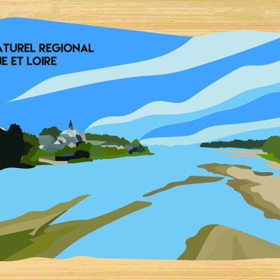 Bambuspostkarte - CM0492 - Regionen Frankreichs > Pays de la Loire > Maine et Loire, Regionen Frankreichs > Pays de la Loire, Regionen Frankreichs