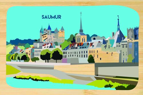 Carte postale en bamboo - CM0493 - Régions de France > Pays de la Loire > Maine et Loire, Régions de France > Pays de la Loire, Régions de France