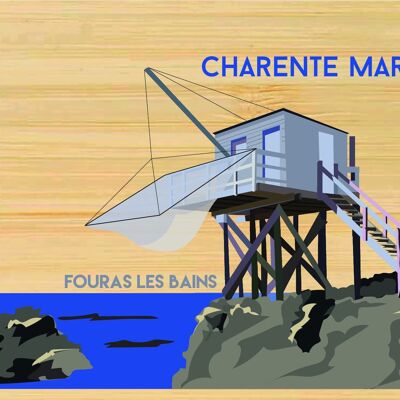 Bambuspostkarte - CM0609 - Regionen Frankreichs > Poitou-Charentes > Charente Maritime, Regionen Frankreichs > Poitou-Charentes, Regionen Frankreichs