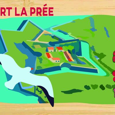 Carte postale en bamboo - CM0617 - Régions de France > Poitou-Charentes > Charente Maritime, Régions de France > Poitou-Charentes, Régions de France