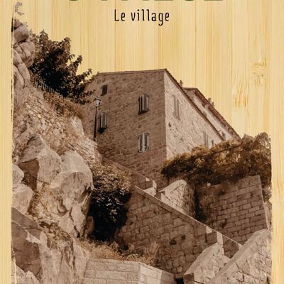 Cartolina in bambù - TK0619 - Regioni della Francia > Corsica, Regioni della Francia