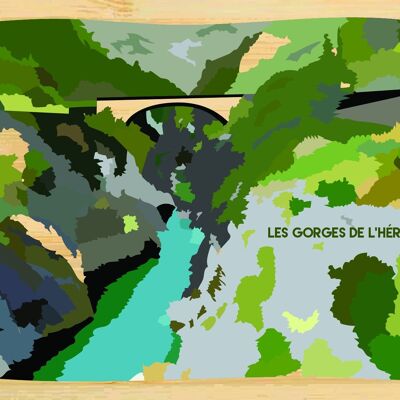Carte postale en bamboo - CM0641 - Régions de France > Languedoc-Roussillon > Hérault, Régions de France > Languedoc-Roussillon, Régions de France
