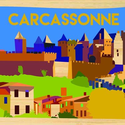 Carte postale en bamboo - CM0644 - Régions de France > Languedoc-Roussillon > Aude, Régions de France > Languedoc-Roussillon, Régions de France
