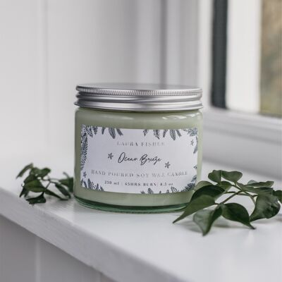 Ocean Breeze 'Glow then Grow' Candle