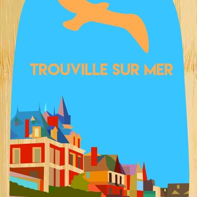 Carte postale en bamboo - CM0693 - Régions de France > Basse-Normandie, Régions de France > Basse-Normandie > Calvados, Régions de France