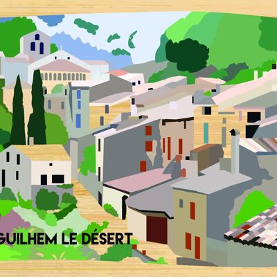 Cartolina in bambù - CM0711 - Regioni della Francia > Linguadoca-Rossiglione > Gard, Regioni della Francia > Linguadoca-Rossiglione, Regioni della Francia