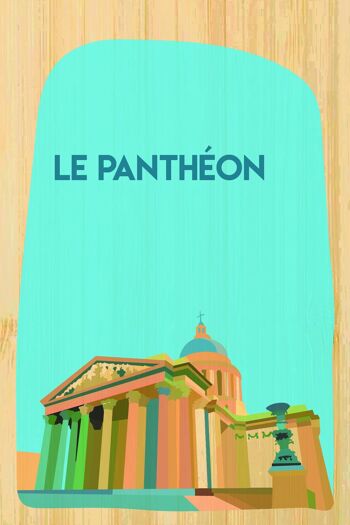 Carte postale en bamboo - CM0932 - Régions de France > Ile-de-France, Régions de France > Ile-de-France > Paris, Régions de France