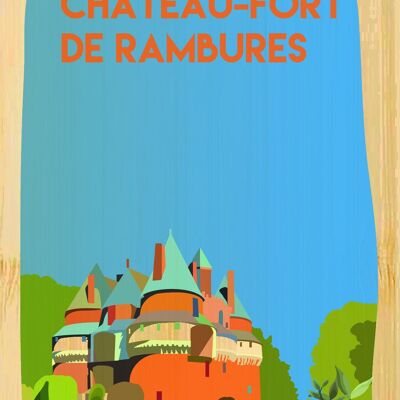 Carte postale en bamboo - CM0972 - Régions de France > Picardie, Régions de France, Régions de France > Picardie > Somme