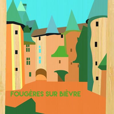Bambuspostkarte - CM1104 - Regionen Frankreichs > Zentrum, Regionen Frankreichs > Zentrum > Loir et Cher, Regionen Frankreichs