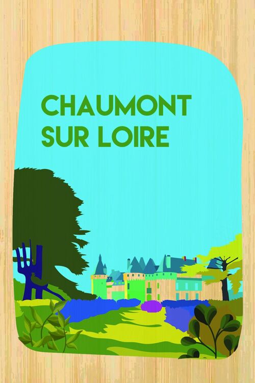 Carte postale en bamboo - CM1105 - Régions de France > Centre, Régions de France > Centre > Loir et Cher, Régions de France