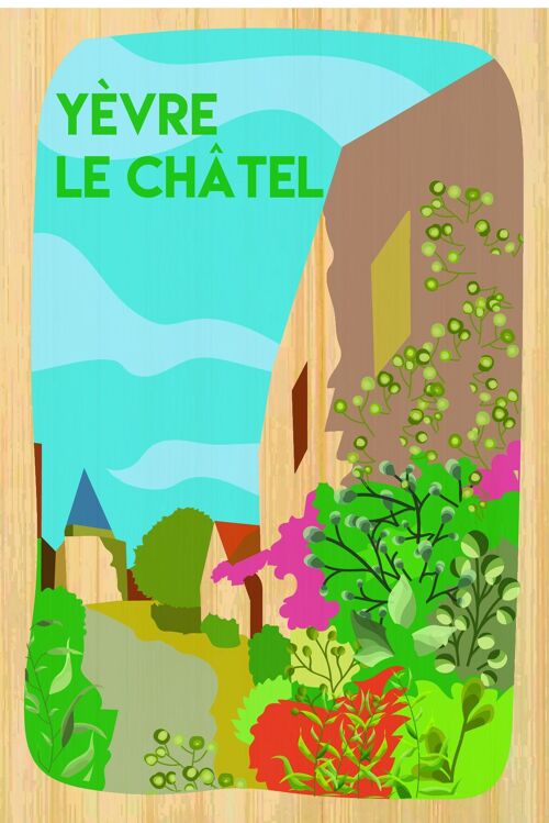 Carte postale en bamboo - CM1128 - Régions de France > Centre, Régions de France > Centre > Loiret, Régions de France