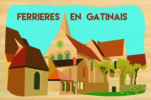 Carte postale en bamboo - CM1129 - Régions de France > Centre, Régions de France > Centre > Loiret, Régions de France