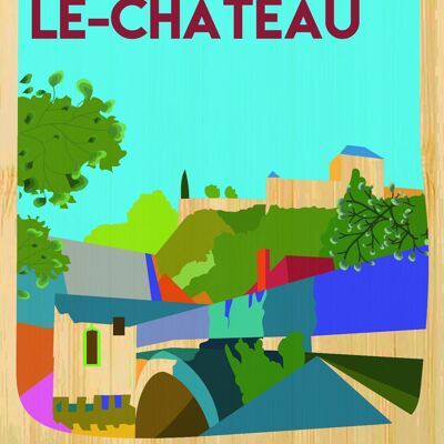 Carte postale en bamboo - CM1140 - Régions de France > Bourgogne, Régions de France, Régions de France > Bourgogne > Yonne