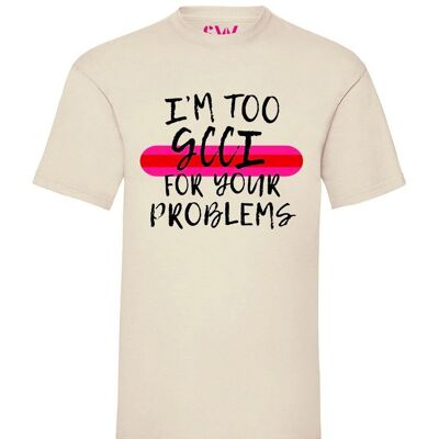 T-shirt Gcci Problemi Rossa