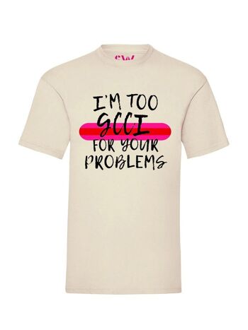 Tee shirt Problèmes Gcci Rouge 1
