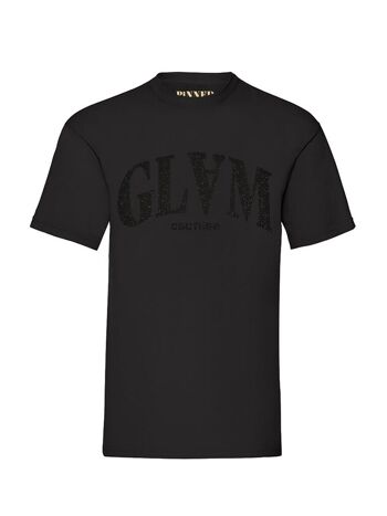 T-shirt Glam Noir Pailleté 2