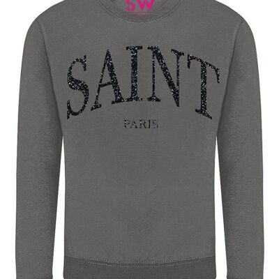 Jersey Saint Paris Negro Glitter