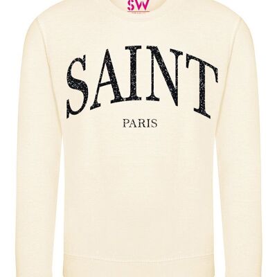 Jersey Saint Paris Negro Glitter