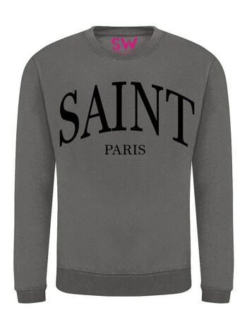 Pull Saint Paris Velours Noir 3