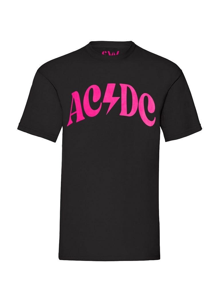 T-shirt ACDC Velluto Rosa