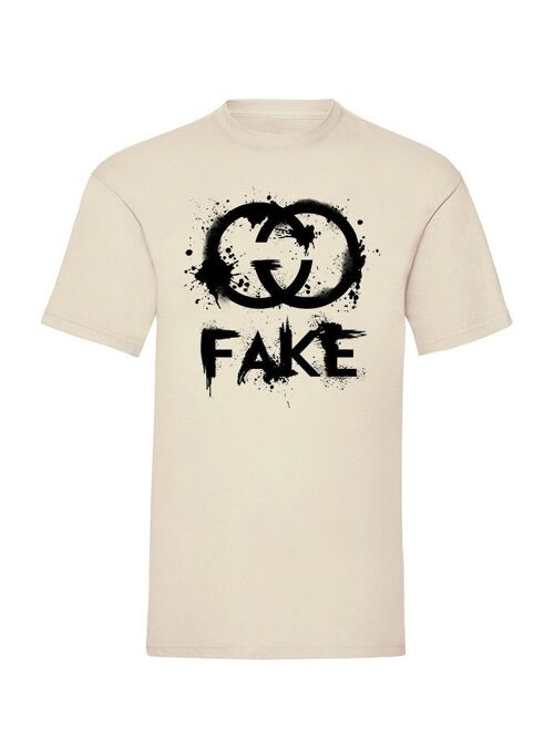 T-shirt Black Fake GCCI